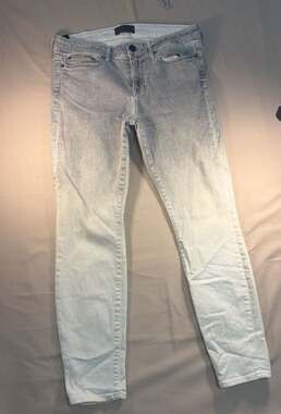 Vince Ankle Skinny Jeans Size 31 White Ombre